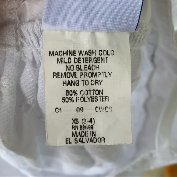 •Kelly’s Kids• White Lace Eyelet Swing Top - Size XS (3-4) - Picture 6 of 7